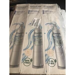 Lot Of 3 FrigiLife Fridge Water Replacement Filter RWF1000A